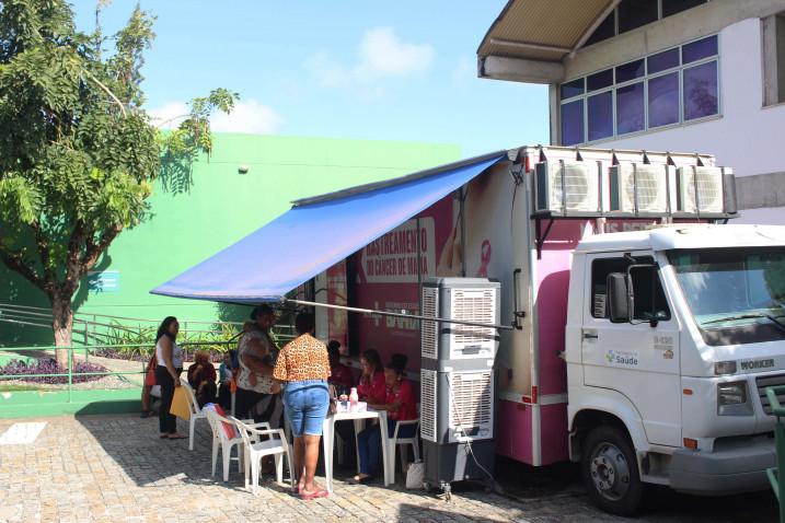 Bahiana recebe mutirão de mamografias da SESAB