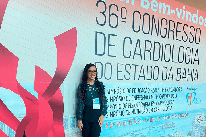 Estudante de Enfermagem é premiada em Congresso de Cardiologia