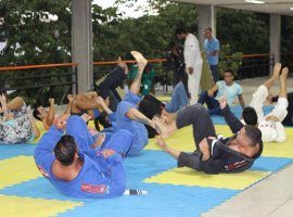 Semana da Atividade Física - Aula de Jiu Jitsu 